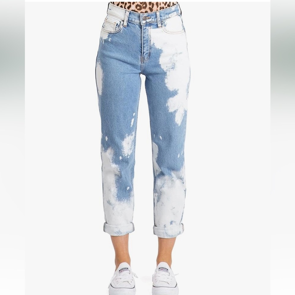NWT cello mom skinny bleached jeans size 11